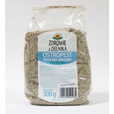 

Ostropest nasiona mielone, 500 g, Natura Wita