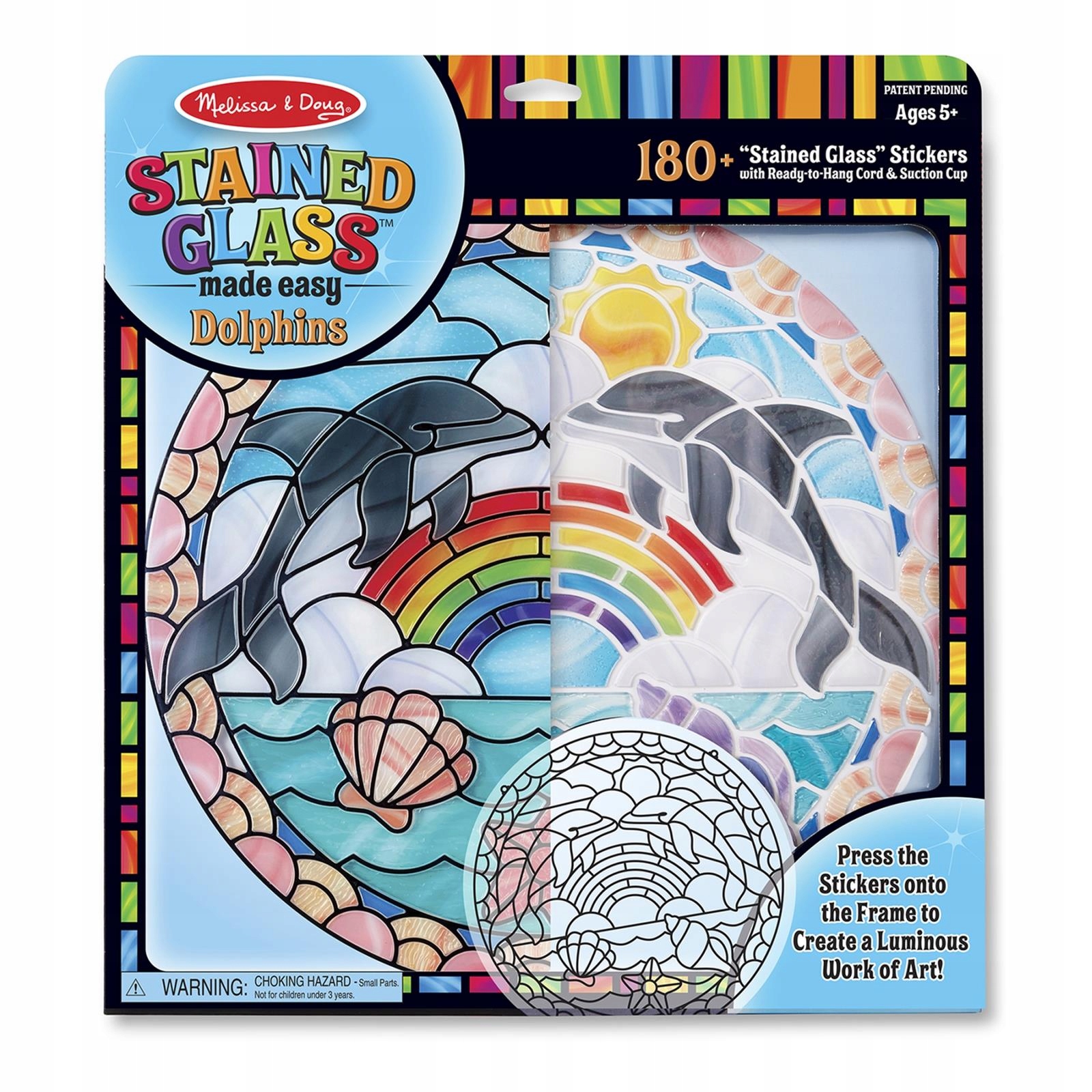 

Melissa & Doug Witraż Delfiny