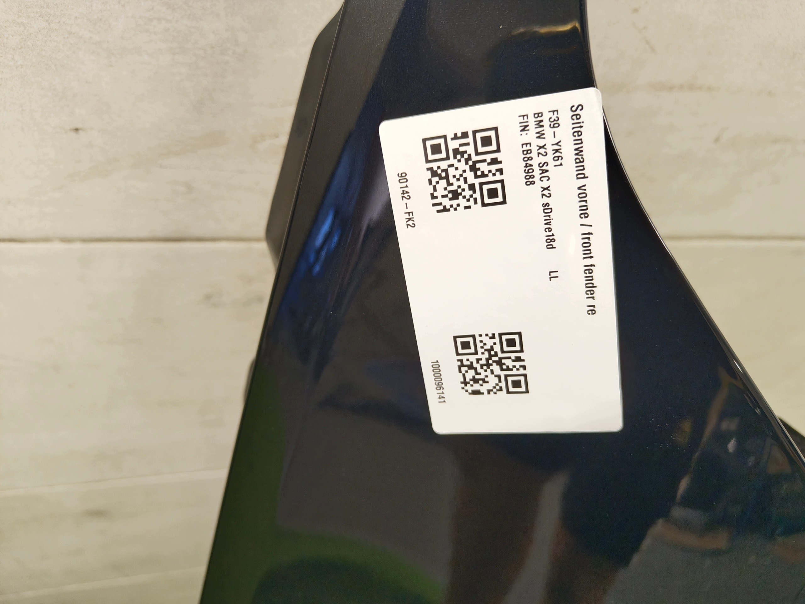 BMW X2 F39 fender front right left 475 m-packet