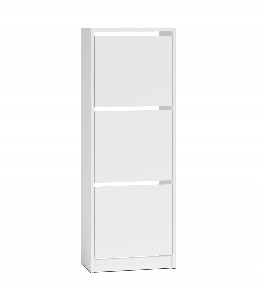 

Biała wąska szafka buty wysoka komoda przedpokój