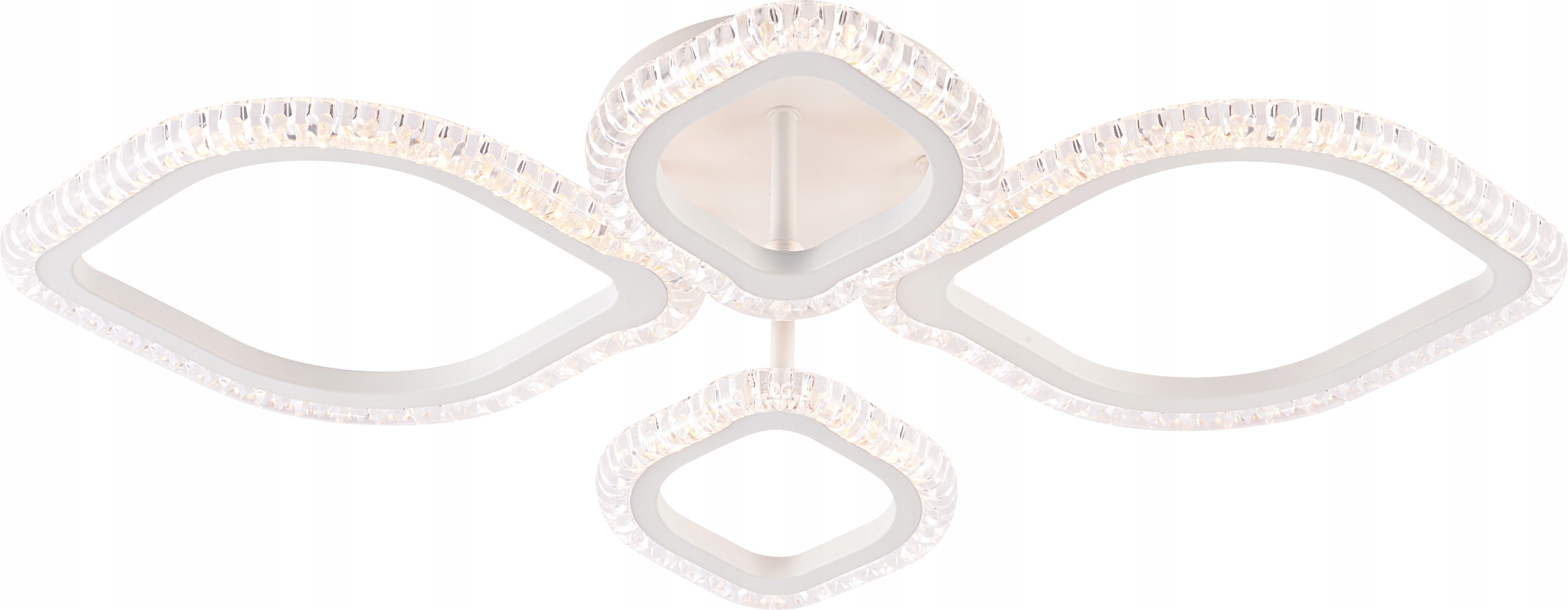 Moderní Led Lustr 56W, Bílý, Minimalistický Design, Vargo DL1235