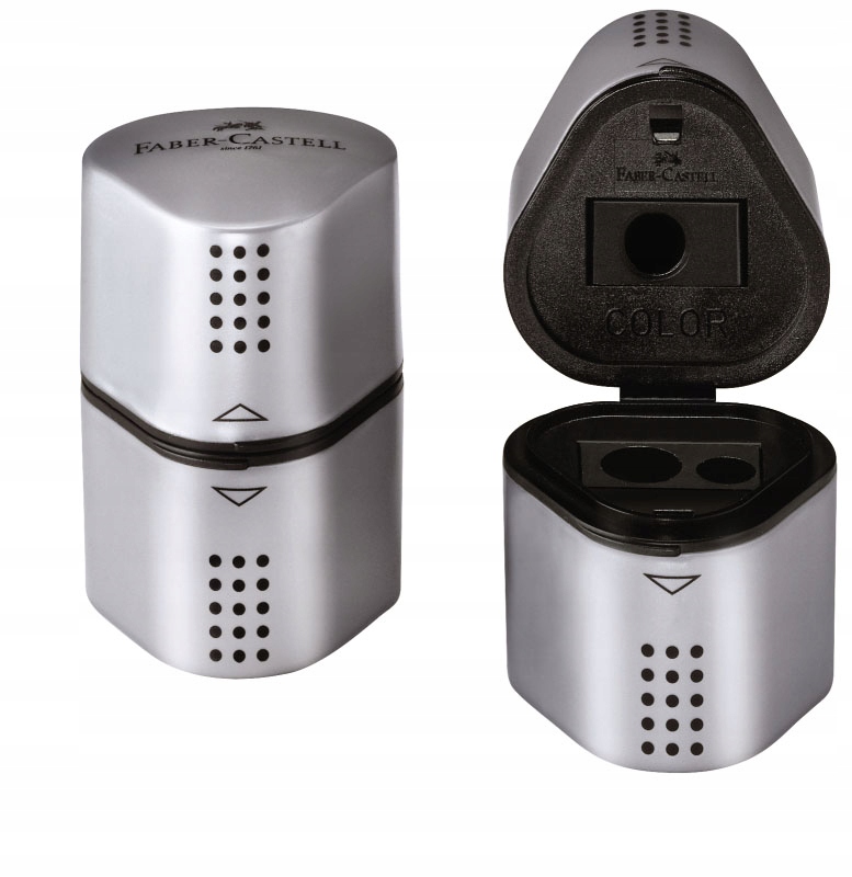 

Temperówka Faber Castel Trio Srebrna 3w1 Grip 2001