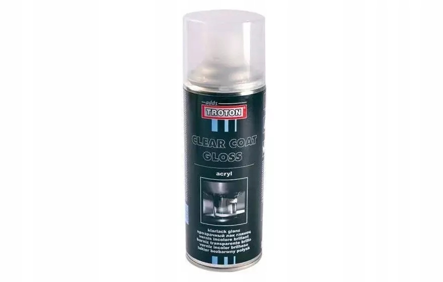 LAKIER BEZBARWNY POŁYSK SPRAY TROTON 400ML Rodzaj bezbarwne