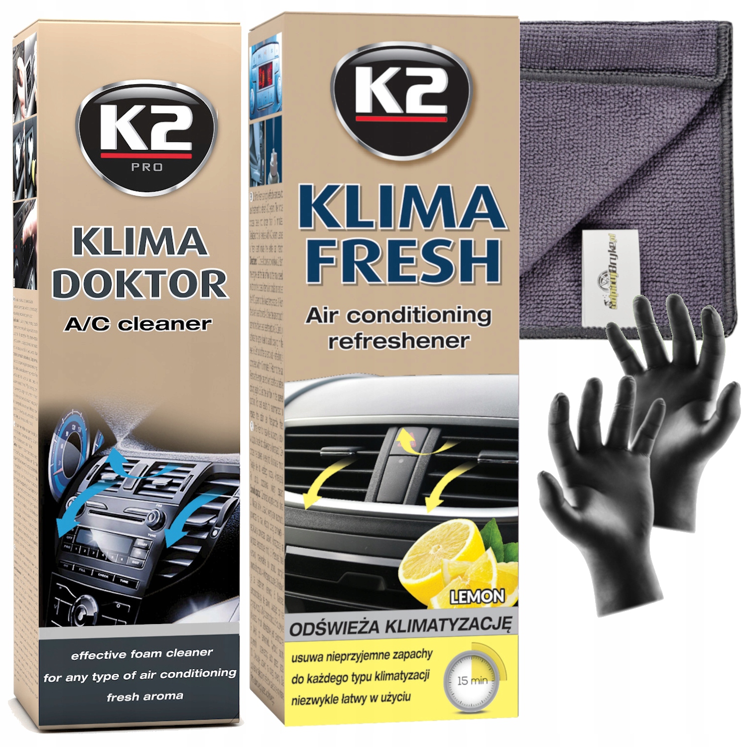 

K2 Zestaw Do Odświeżanie Klimy Doktor Odgrzybia