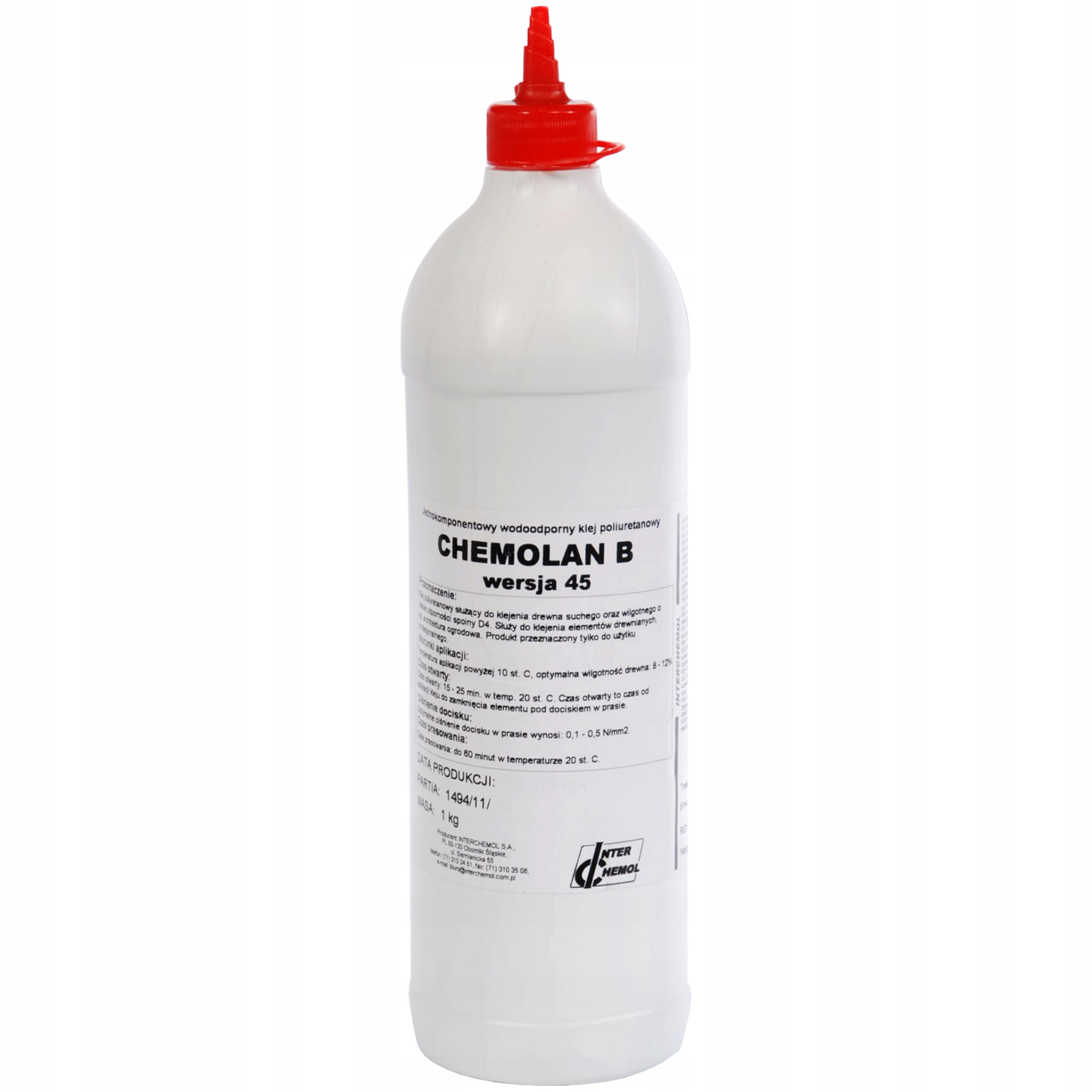 

Chemolan B45 Poliuretanowy Klej Drewno D4 1kg