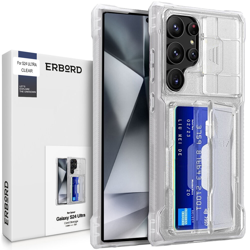 Etui do Samsung Galaxy S24 Ultra, miejsce na karty, ochrona aparatu portfel