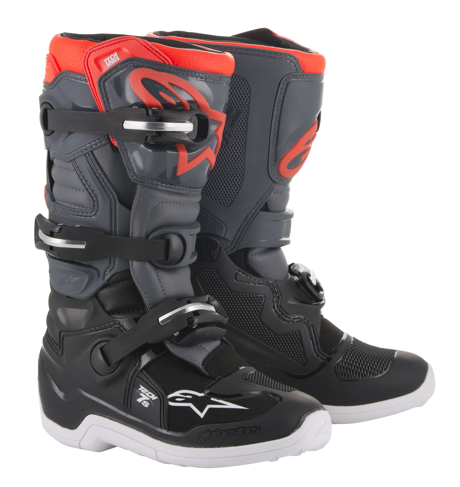 Juniorské topánky Alpinestars Tech 7s gray/black 8 42