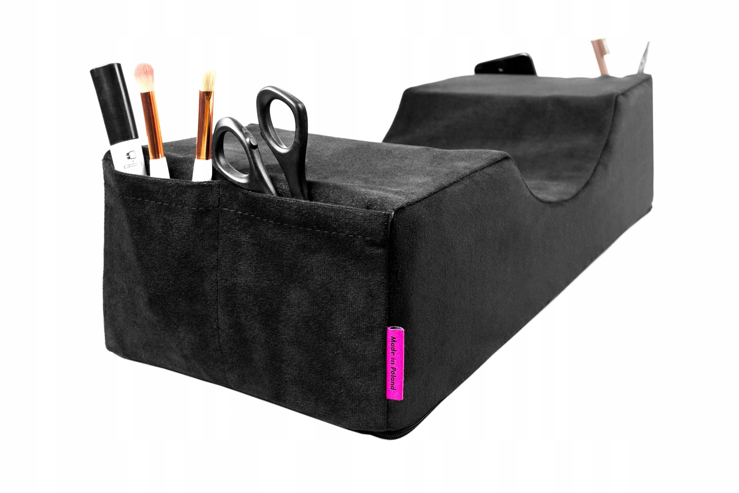 Polštář Kosmetická profilovaná stylistka prodlužování řas černá