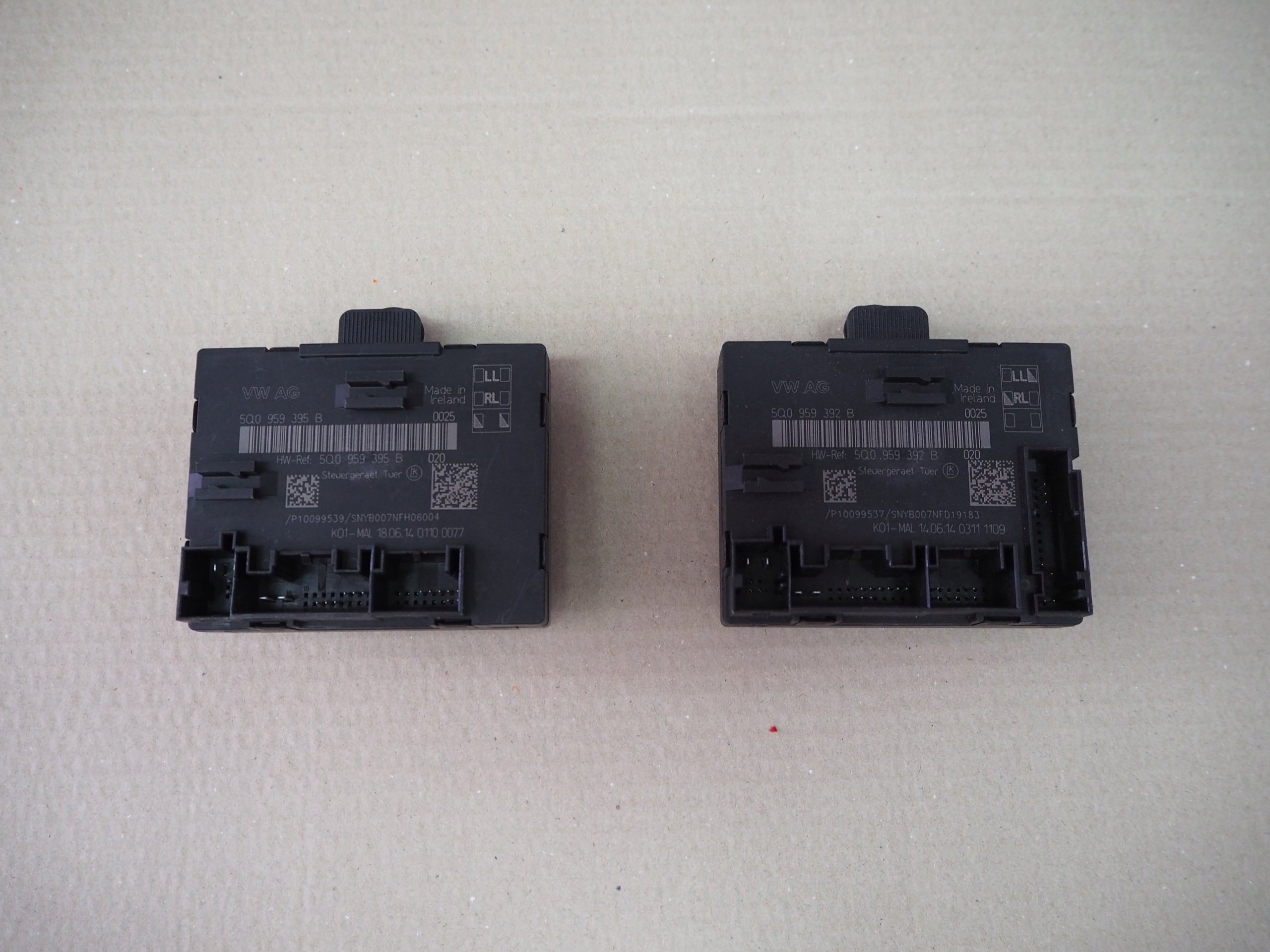 VW GOLF VII 7 control unit door right front 5Q0959392B