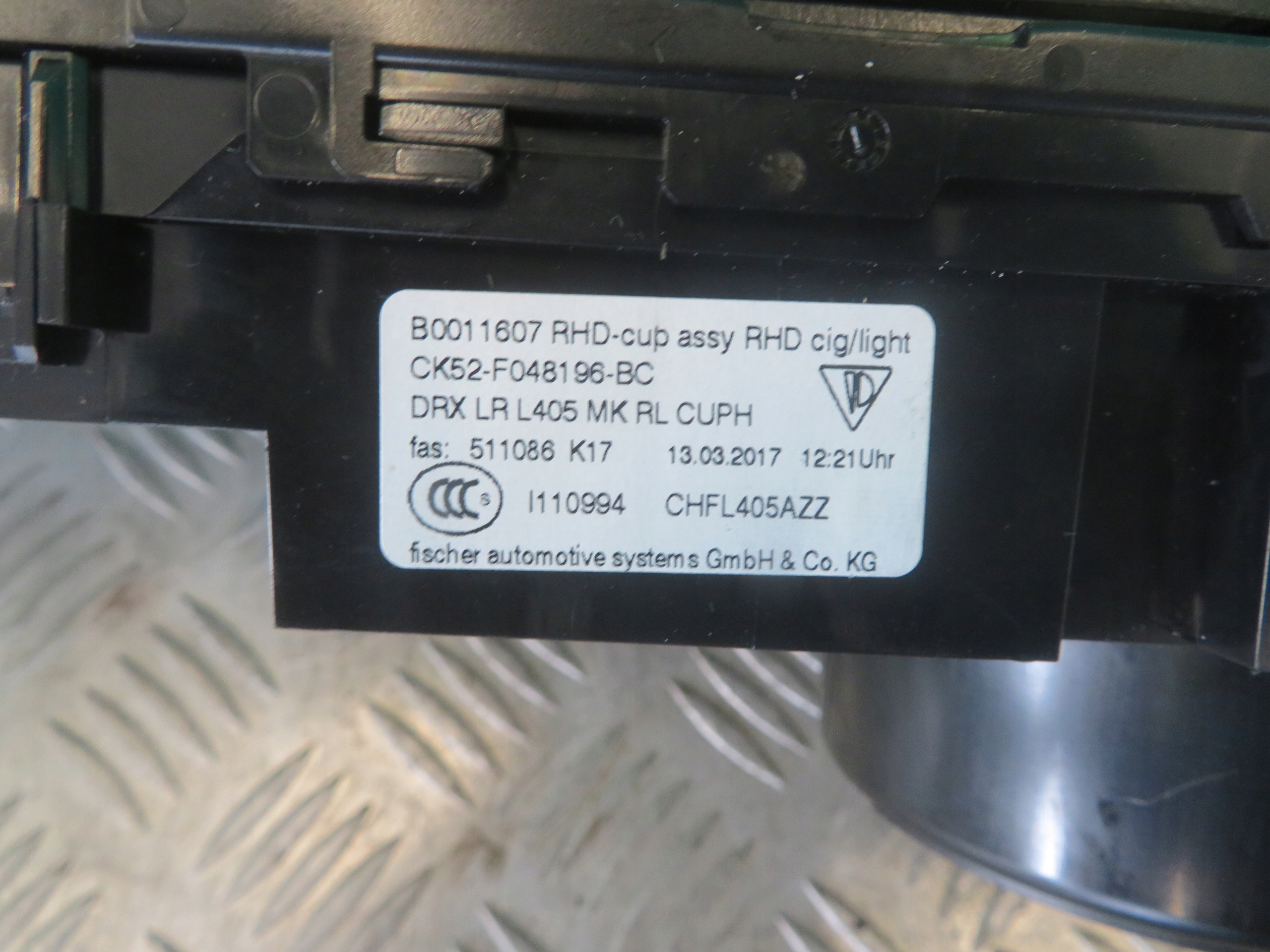 passenger compartment bracket for KUBKI RANGE ROVER VOGUE 17R CK52F048196BC