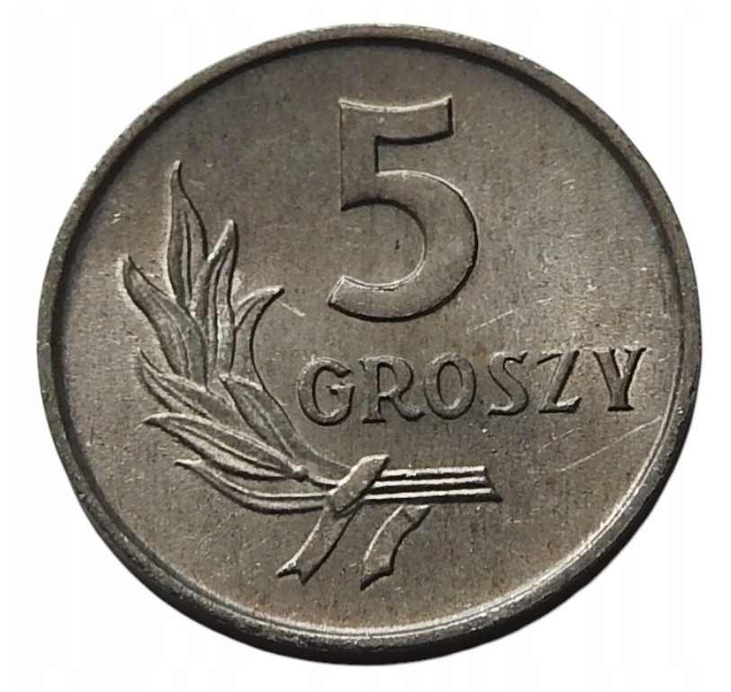 5 groszy 1972 rok mennicza