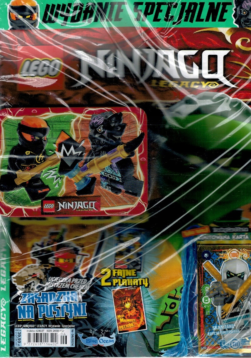 Lego Ninjago Legacy 6 2024 Puszka Lego Cole Lord Ras Figurki karta