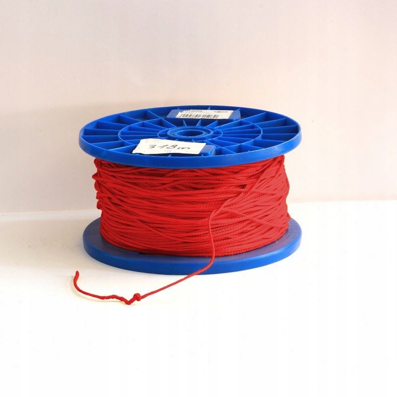 Linka 3mm czerwona polipropylenowa