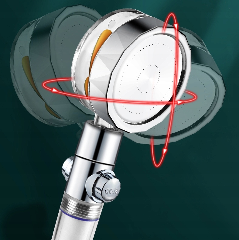 SŁUCHAWKA PRYSZNICOWA Z TURBINĄ WENTYLATOREM FILTR Marka IN