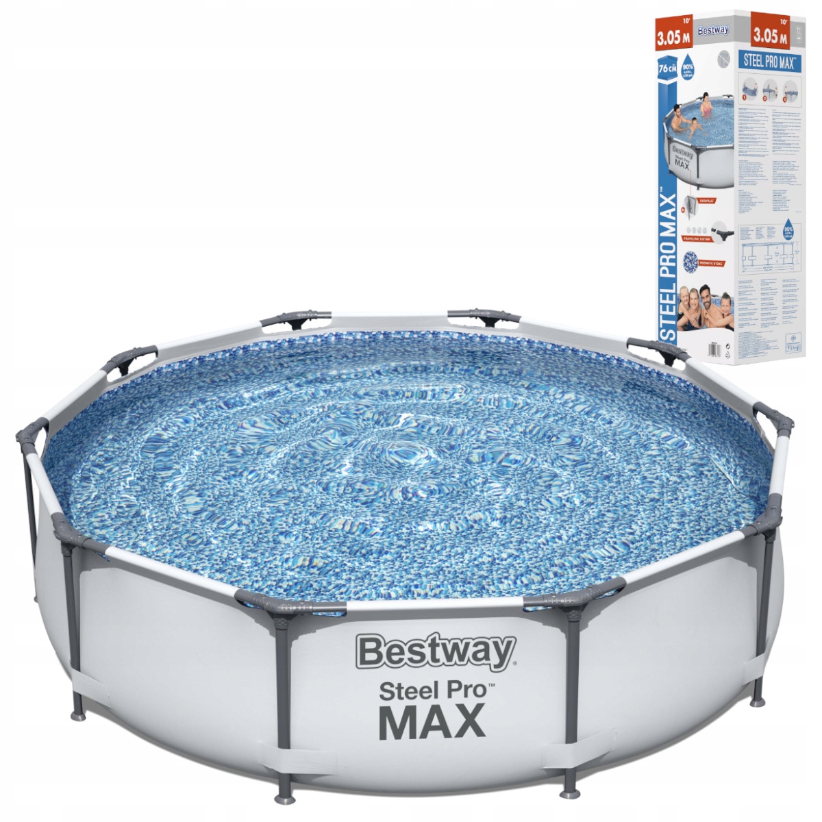 Bazén pre deti Bestway 305 x 75 cm Roštový záhradný rodinný Model 2026