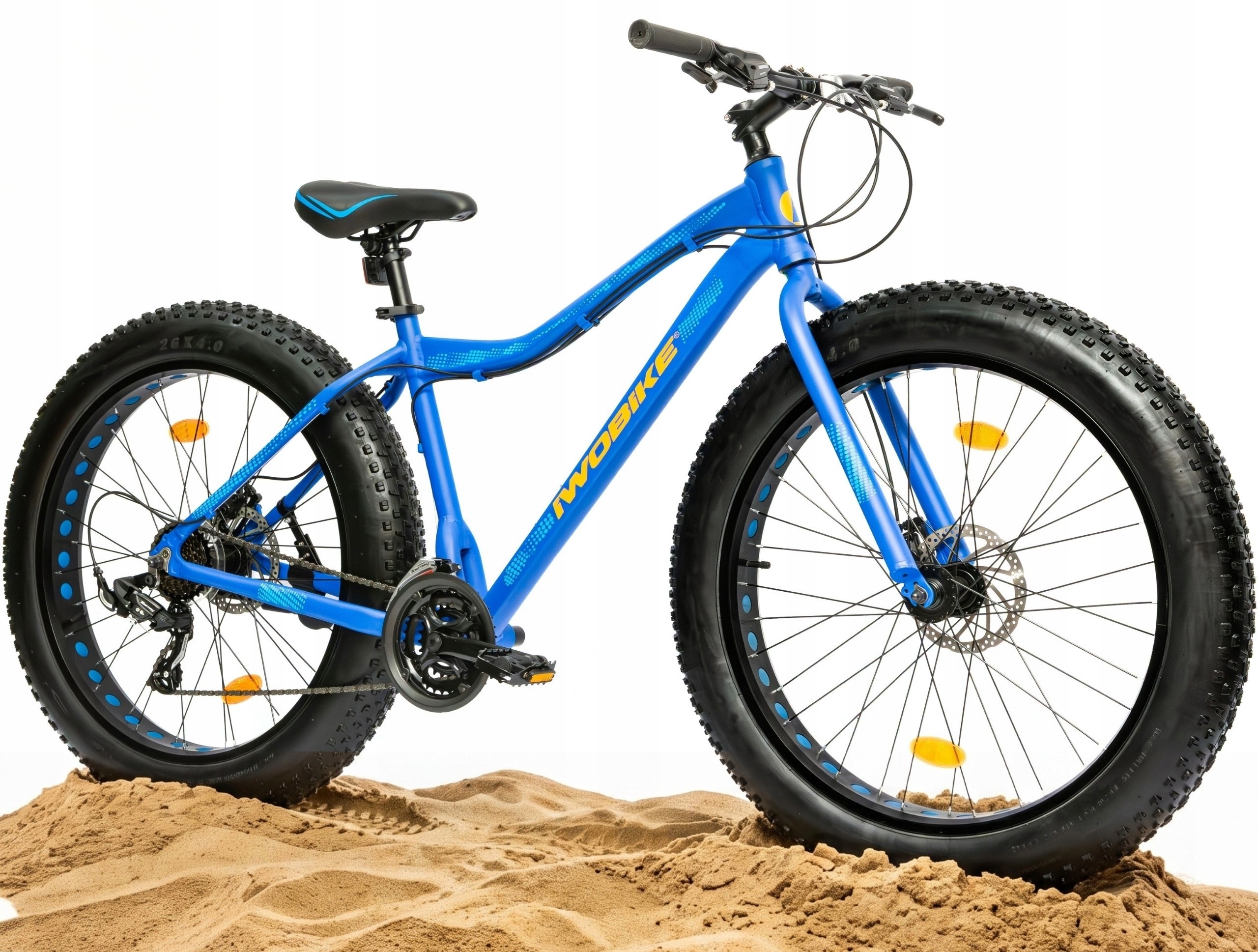 Rower Damski Męski Fatbike 26 Iwobike Shimano Aluminium Tarcze Lekki 2026