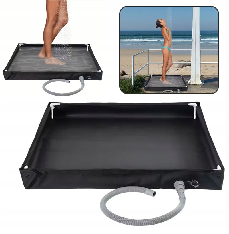 Składana Podstawa Prysznicowa Przenośna Wanne Prysznicowa Brodzik Kąpielowy