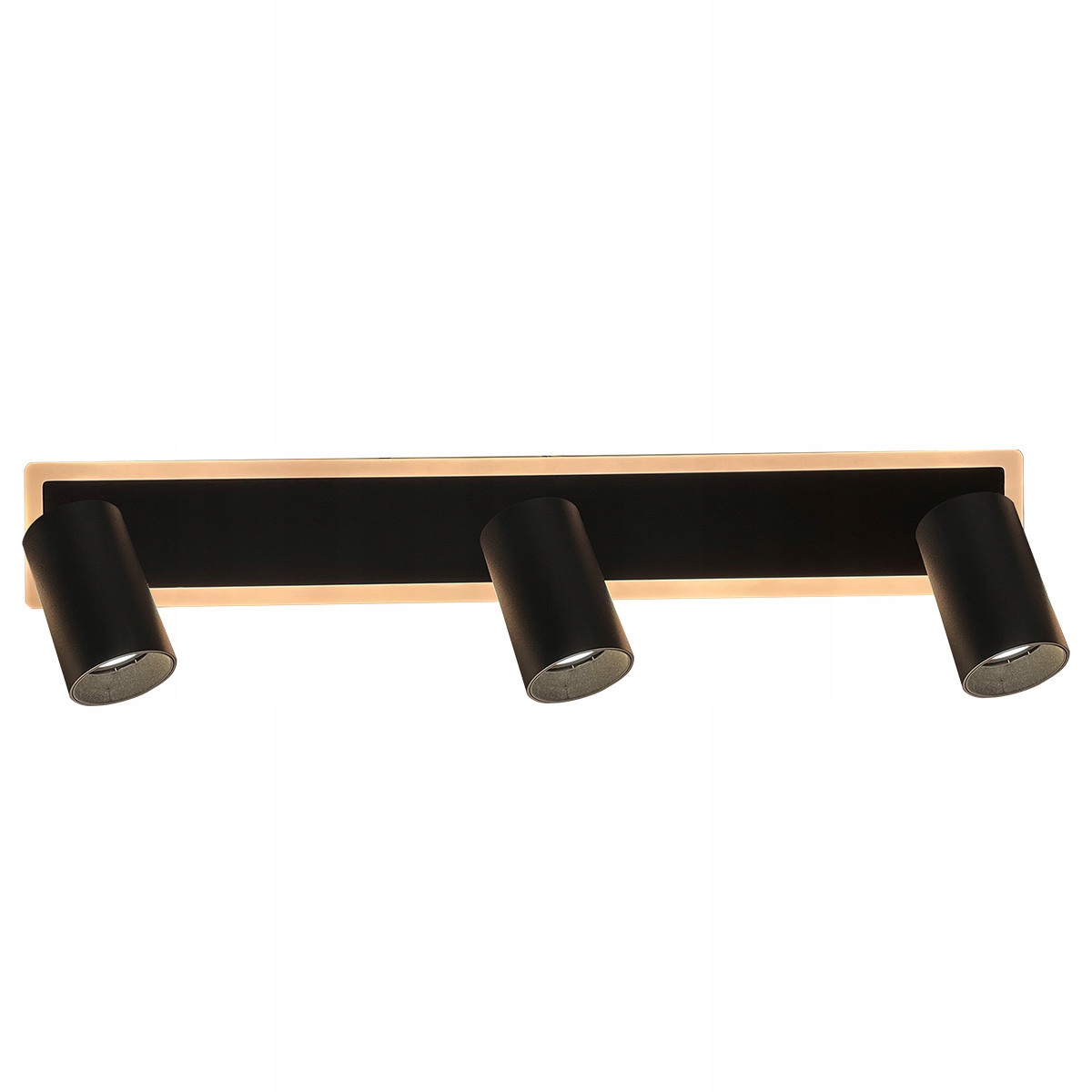 Nástěnné svítidlo Led GU10 černé 3 pohyblivé reflektory 55 cm Light Prestige