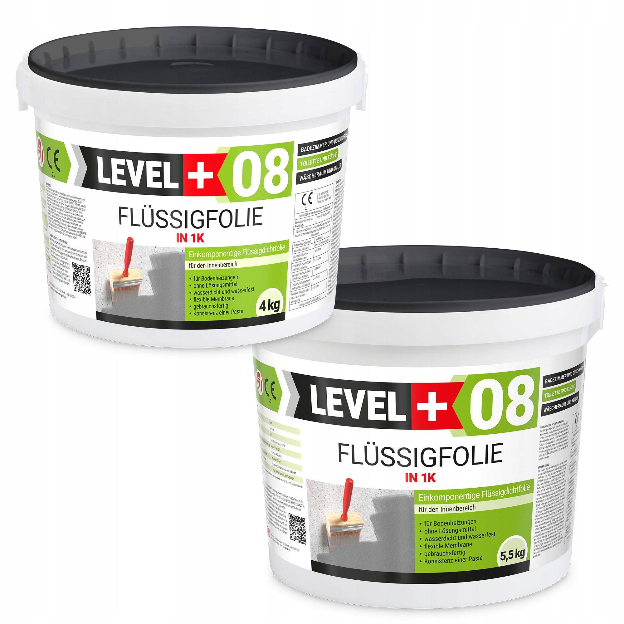 Folia w płynie 9,5kg Hydroizolacja Level+08