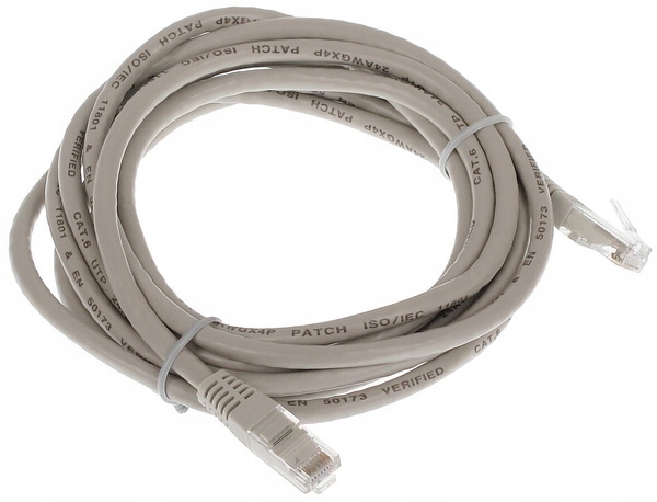 

Patchcord RJ45/6/3.0-GREY kat.6 szary 3m