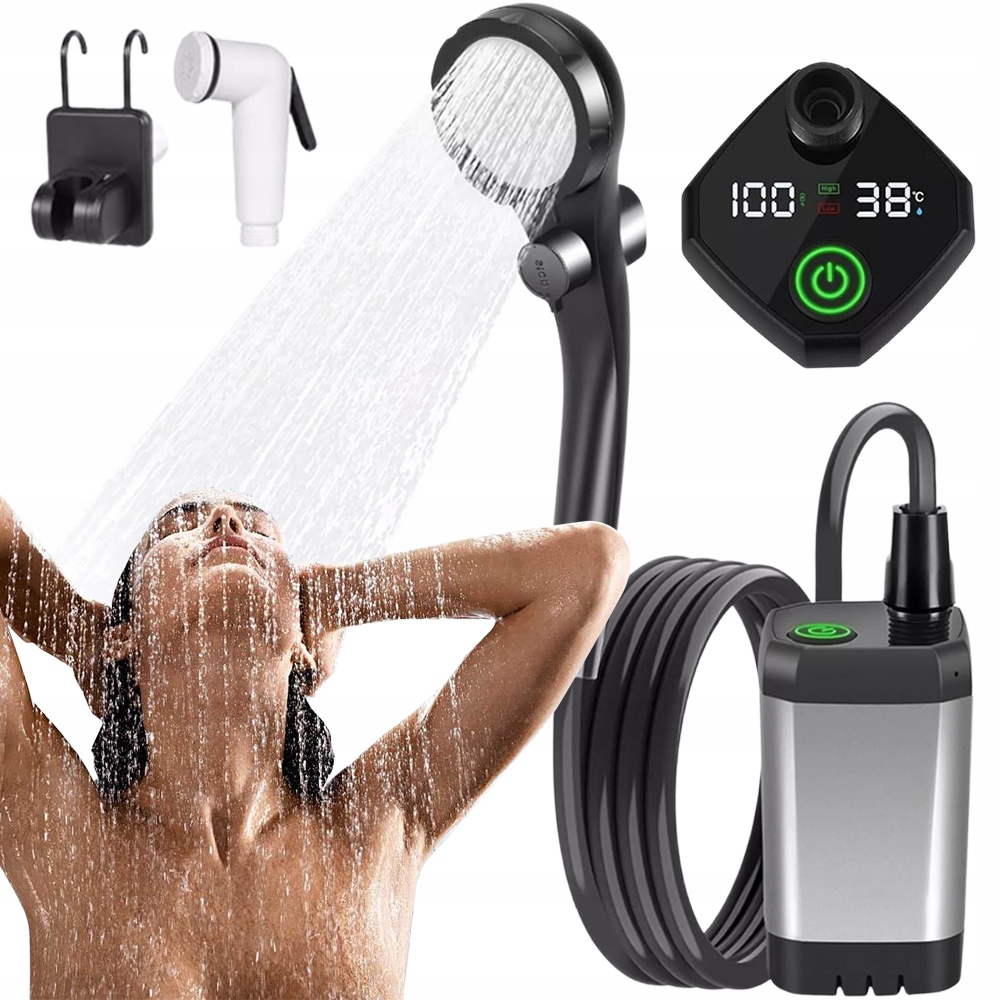 Kempingová sprcha zavěšená na stromě s regulací Kata 3 režimy trysky