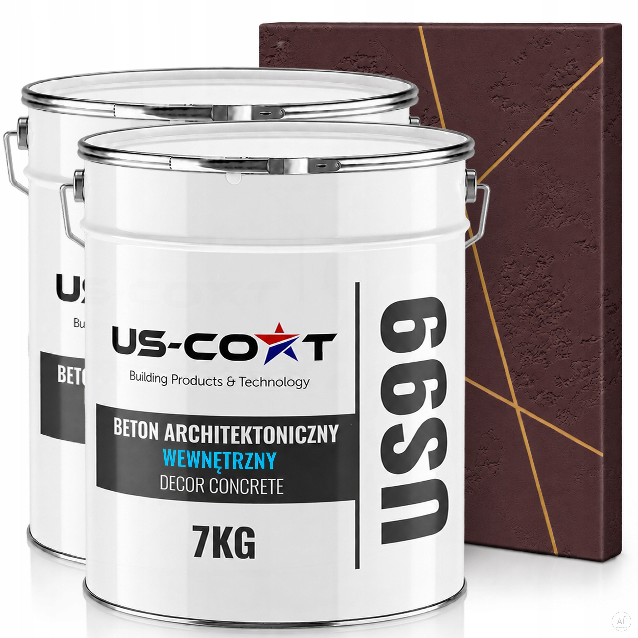 Vnitřní Architektonický Beton Bordó H3110 10m2 2x7kg Omítka Na Zeď