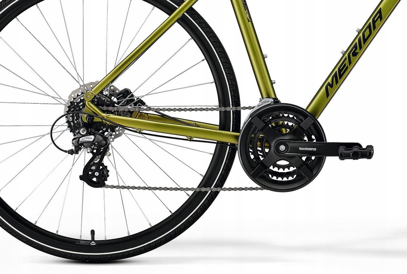 Rower MERIDA CROSSWAY 10 R. M(51) SILK FALL GREEN(BLACK) Altus Marka Merida