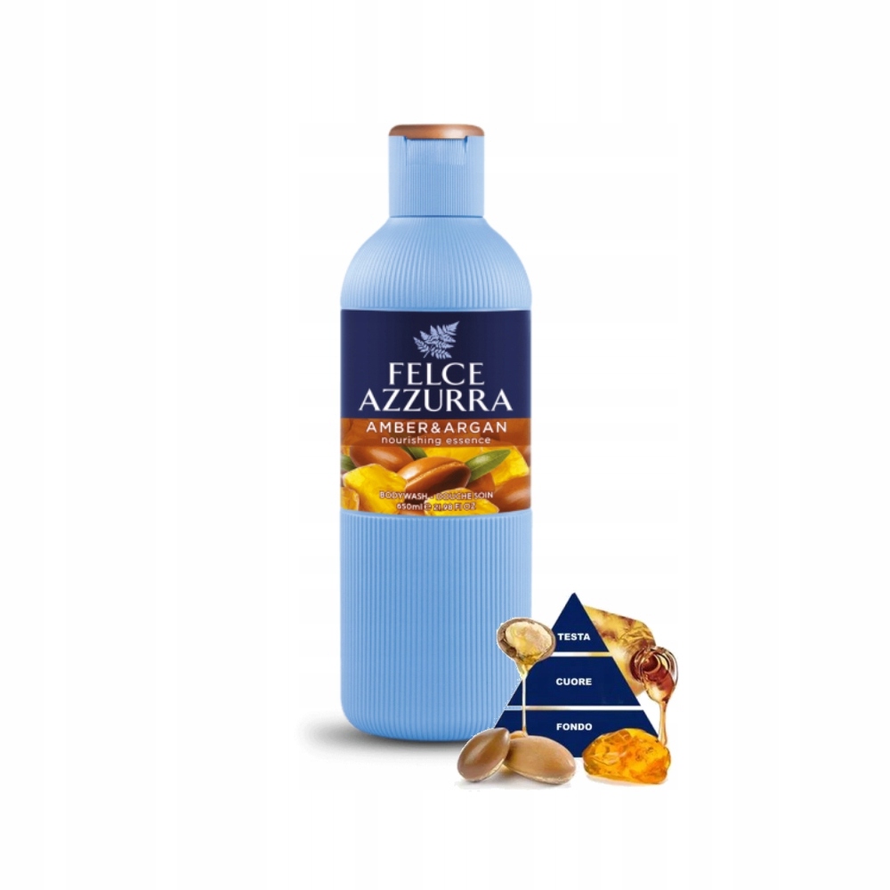 Felce Azzurra Amber& Argan Żel pod Prysznic 650 ml — 7