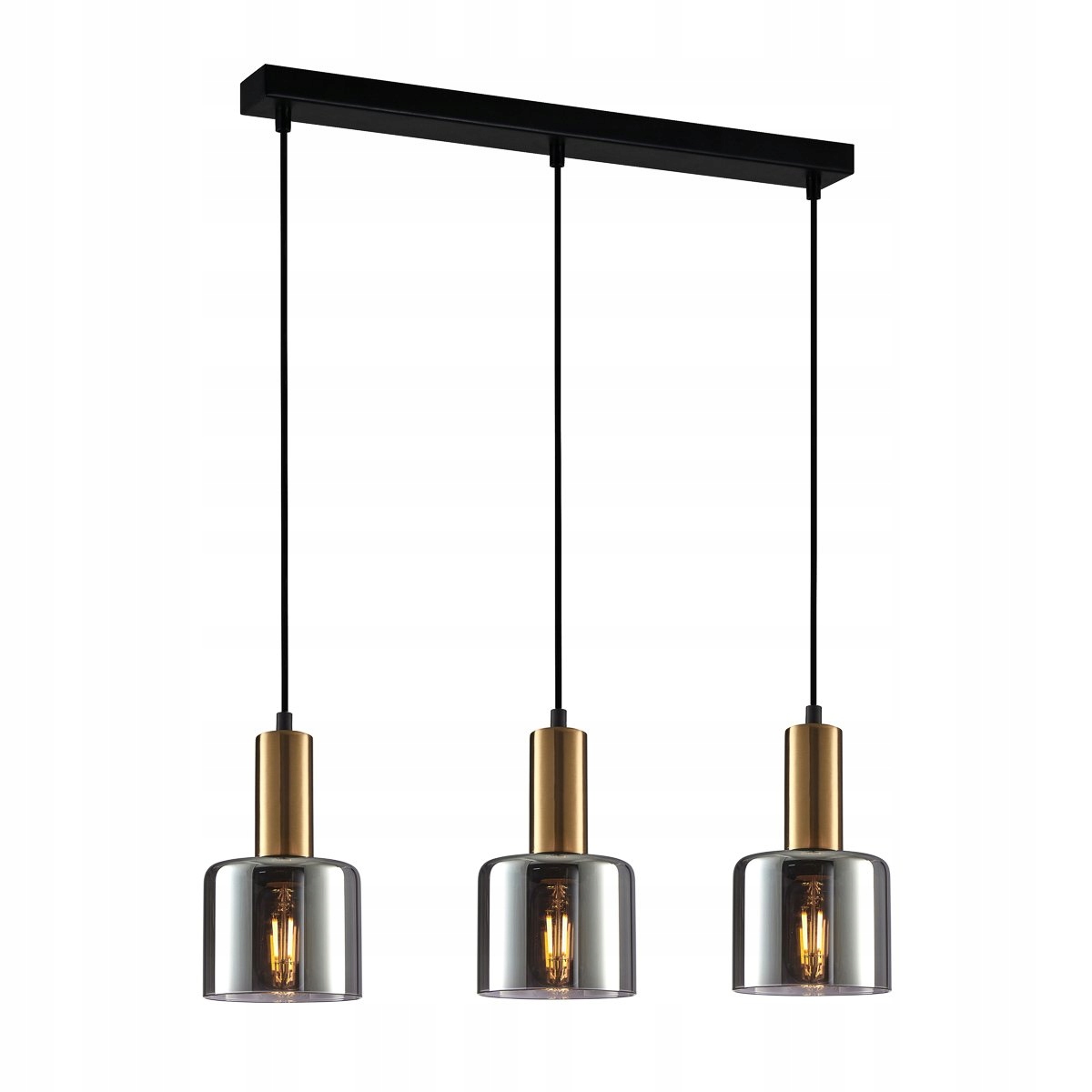 Tříbodová závěsná lampa Santia do jídelny