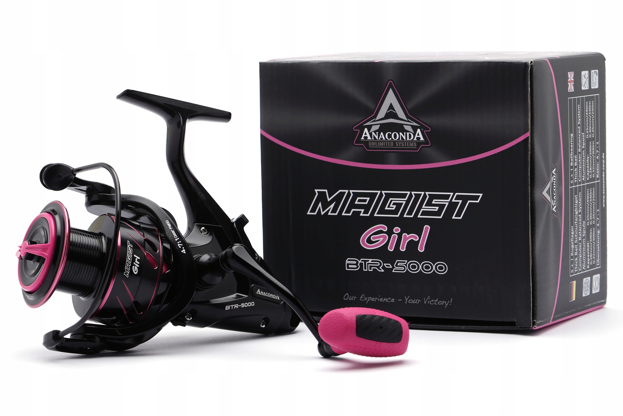 Kołowrotek Karpiowy Anaconda Magist Girl Btr 50000