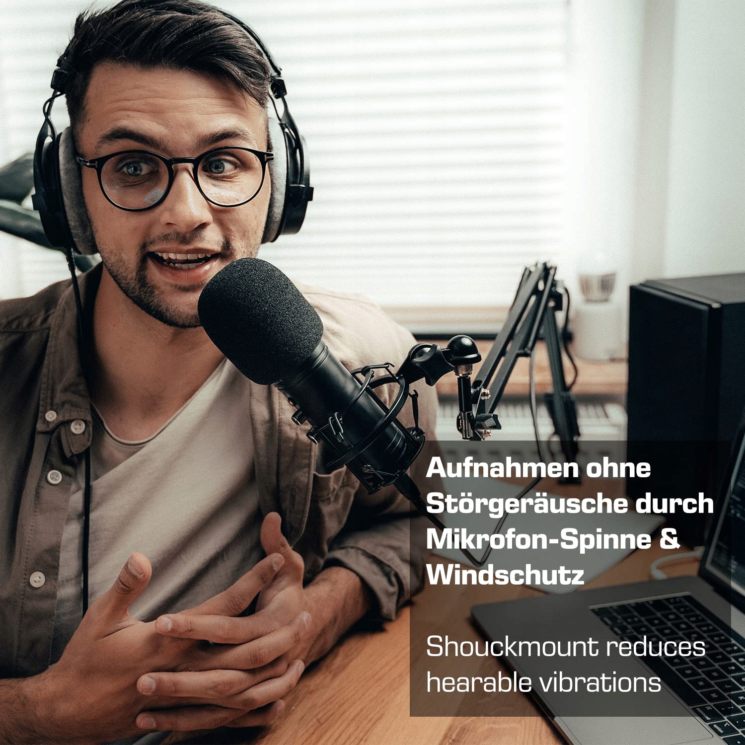 DOCKIN MP2000 Mikrofon USB Do PC Gaming Podcast Streaming Nagrywanie — miniatura 6