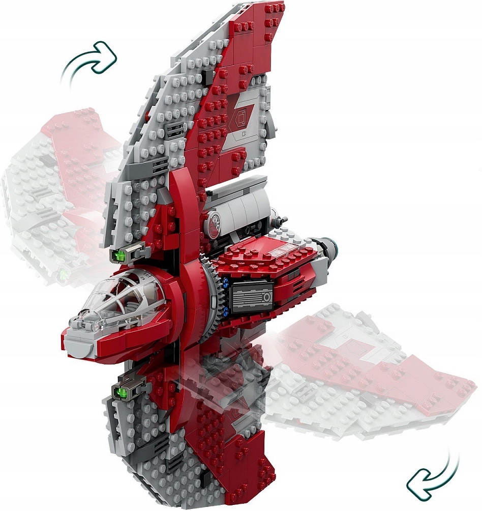 LEGO STAR WARS 75362 Ahsoka Tano's Prom T-6 Jedi Shuttle (SAM STATEK) Marka LEGO