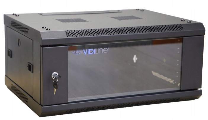 Szafa rack 19 cali wisząca 4U 450 Vidiline Patchcord