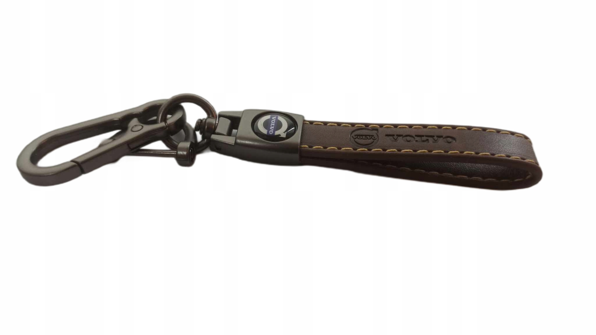 VOLVO BRELOK BRELOCZEK SKÓRA BRĄZOWY Marka Volvo