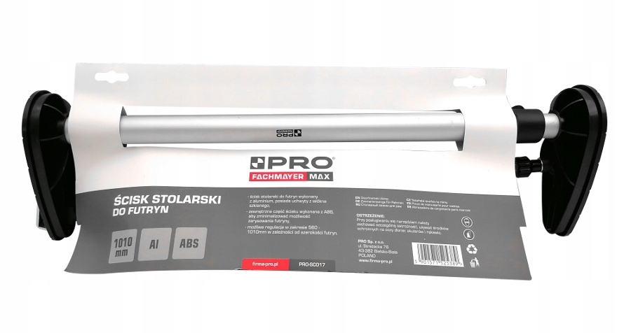 PRO ROZPÓRKA ROZPIERAK STOLARSKI DO FUTRYN 1010MM Średnica/szerokość 3 cm