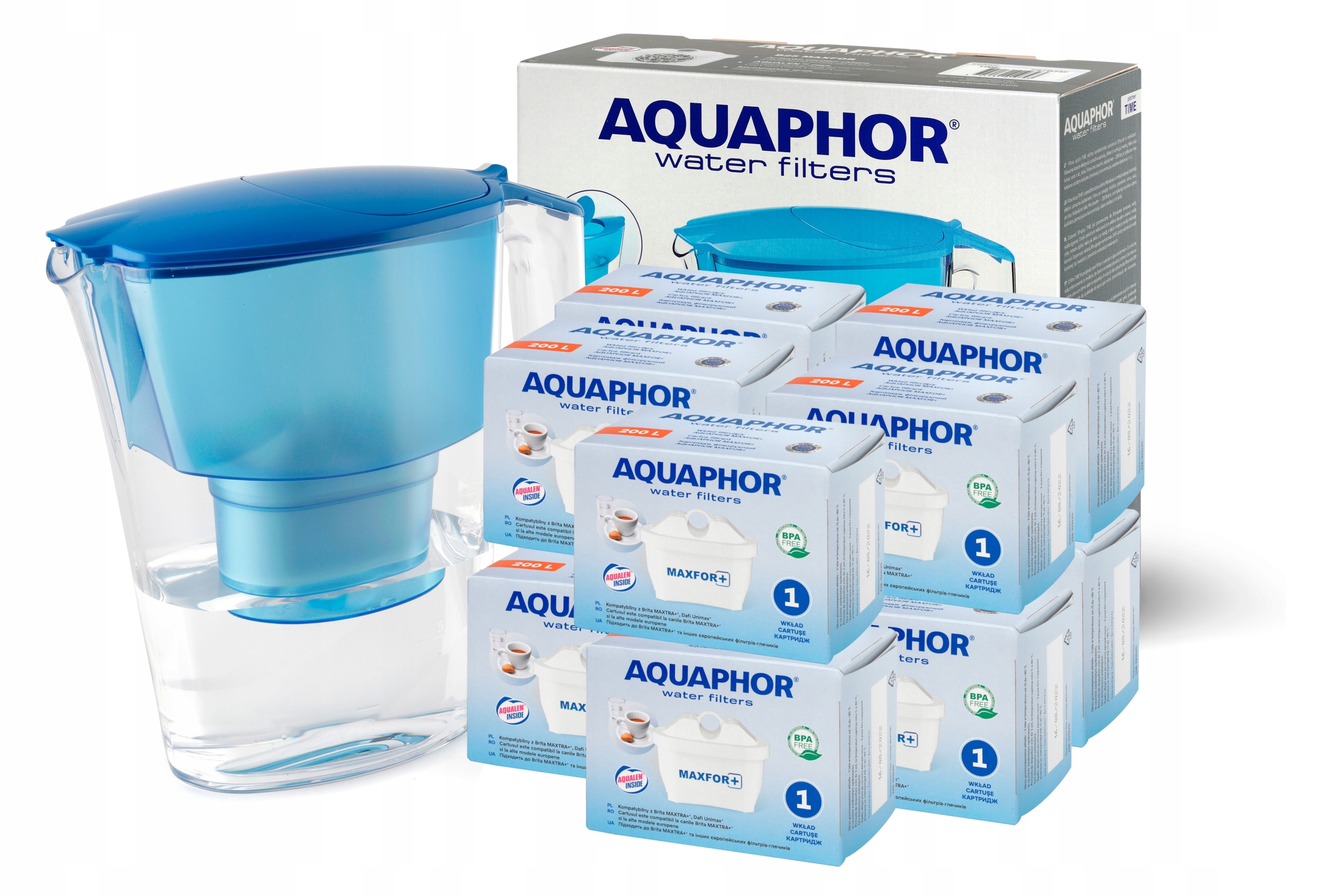 

10x Filtr Aquaphor B100-25 Maxfor +dzbanek