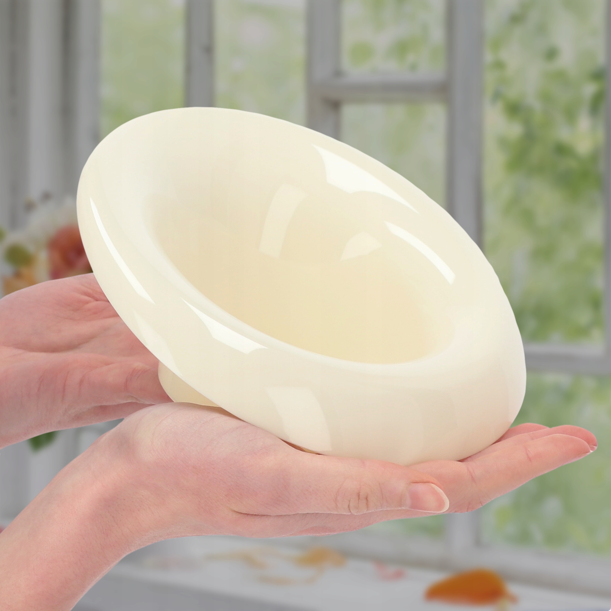 DONICZKA OSŁONKA IKEBANA KOMPOZYCJA EKRI 9 CM Marka Kadax