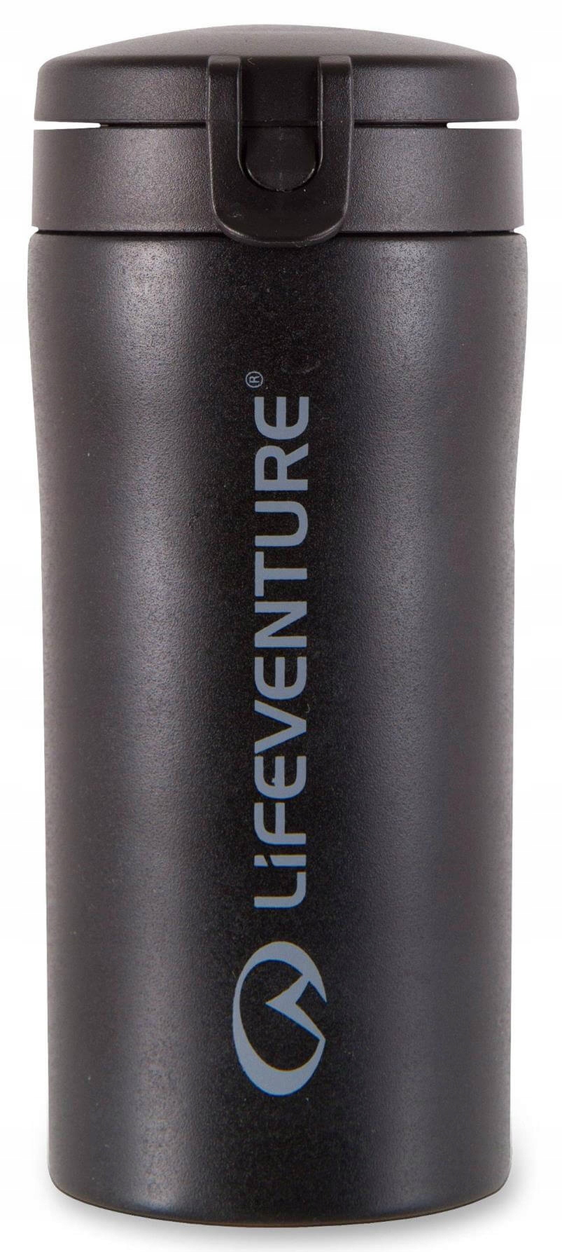 Vzduchotěsný termohrnek s uzávěrem Flip-Top Thermal Mug black Lifeventure