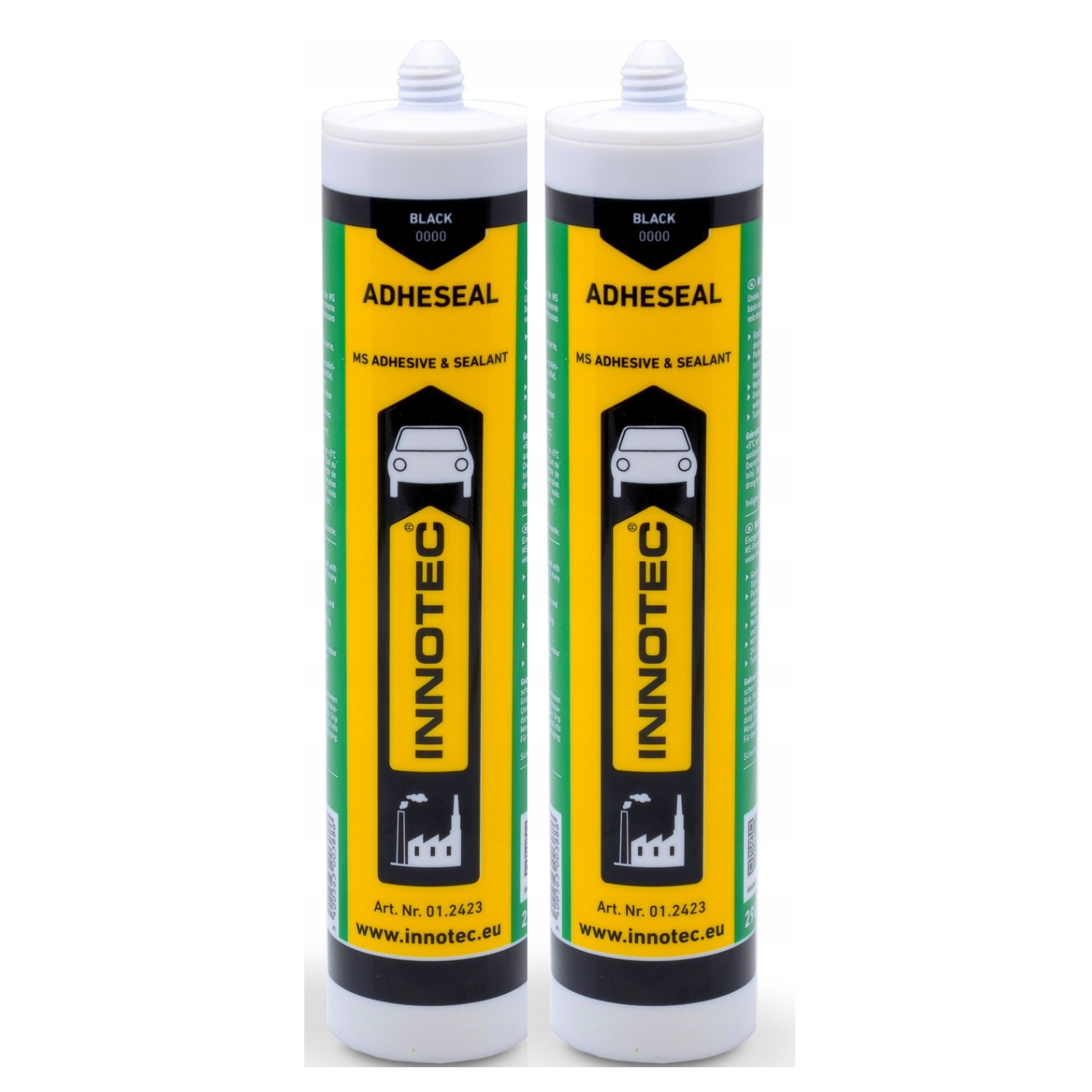 Innotec Lepiaca a tesniaca hmota Adheseal 290 ml Čierna 2 ks