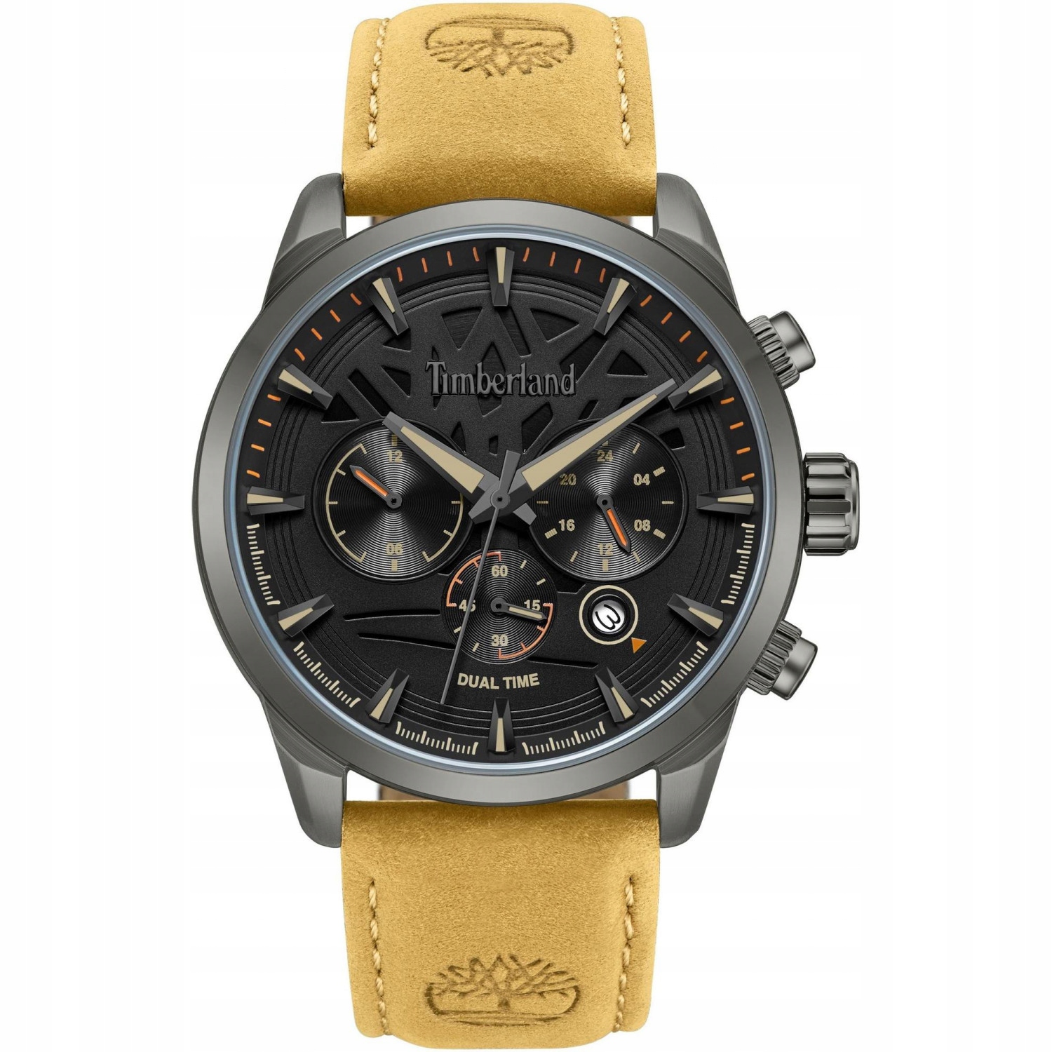 Pánské Hodinky Timberland TBL.TDWGF0095003, hnědý pásek