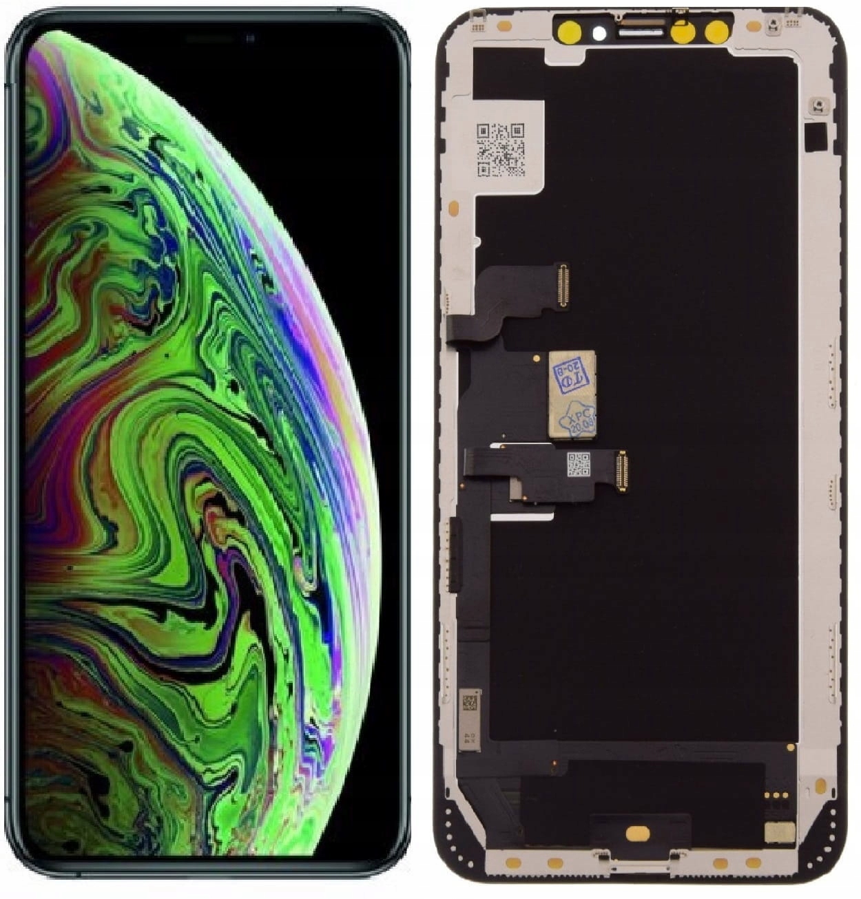 Oled displej Apple iPhone Xs Max černý s rámečkem