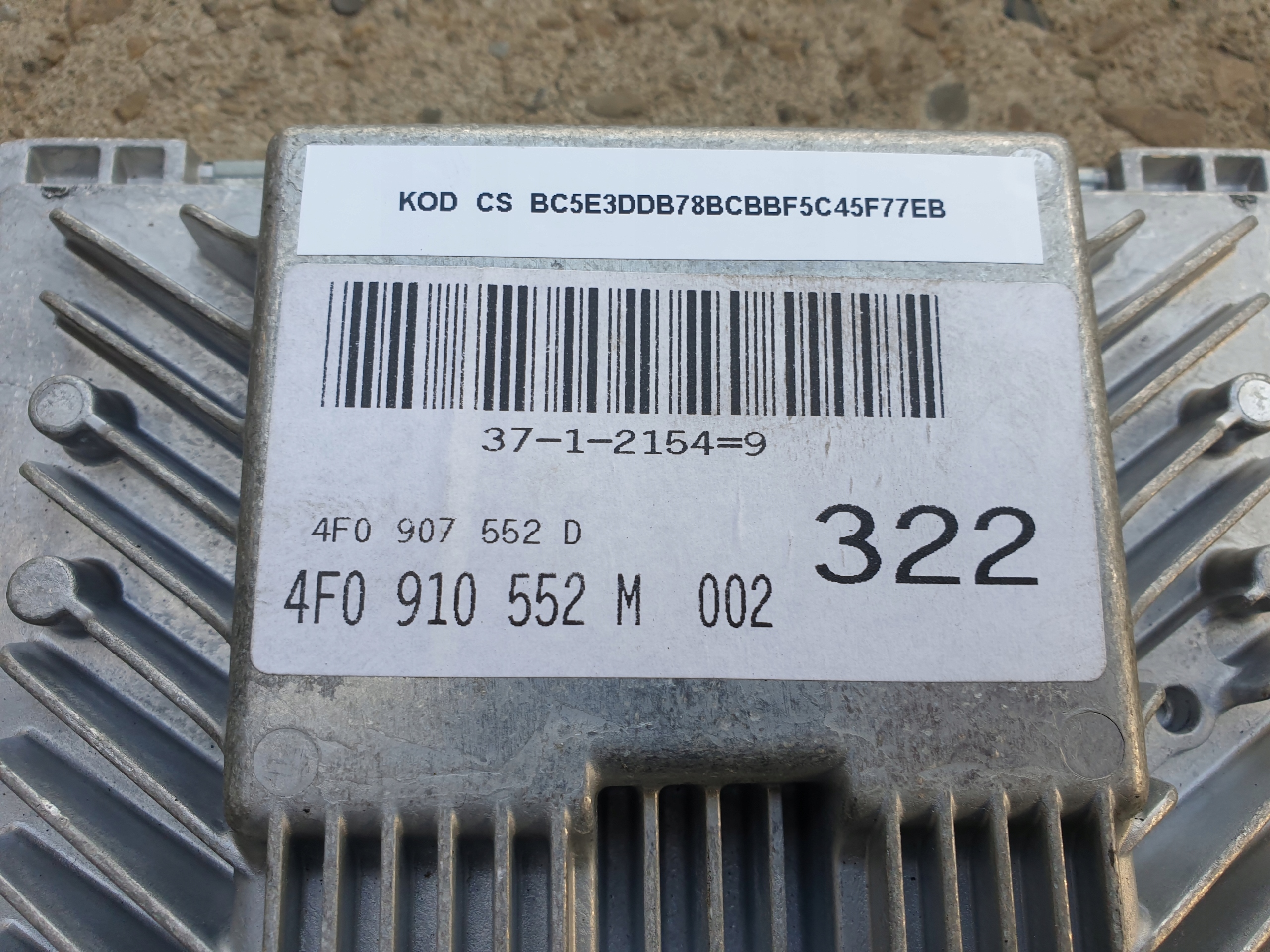 computer Motore AUDI A6 C6 2.4 4F0907552D