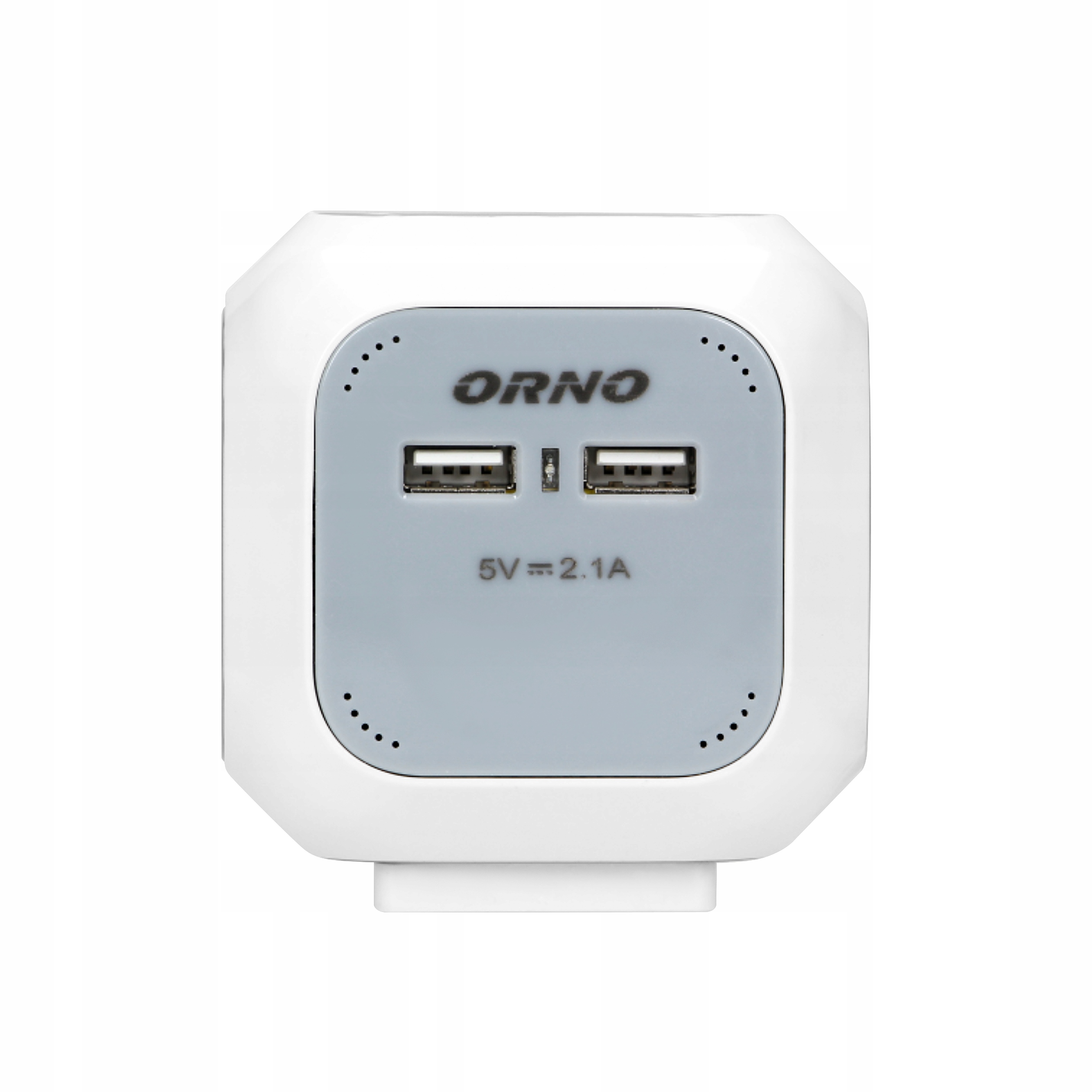 Przedłużacz biurkowy listwa kostka 2xUSB 1,4 m Długość kabla 1.4 m