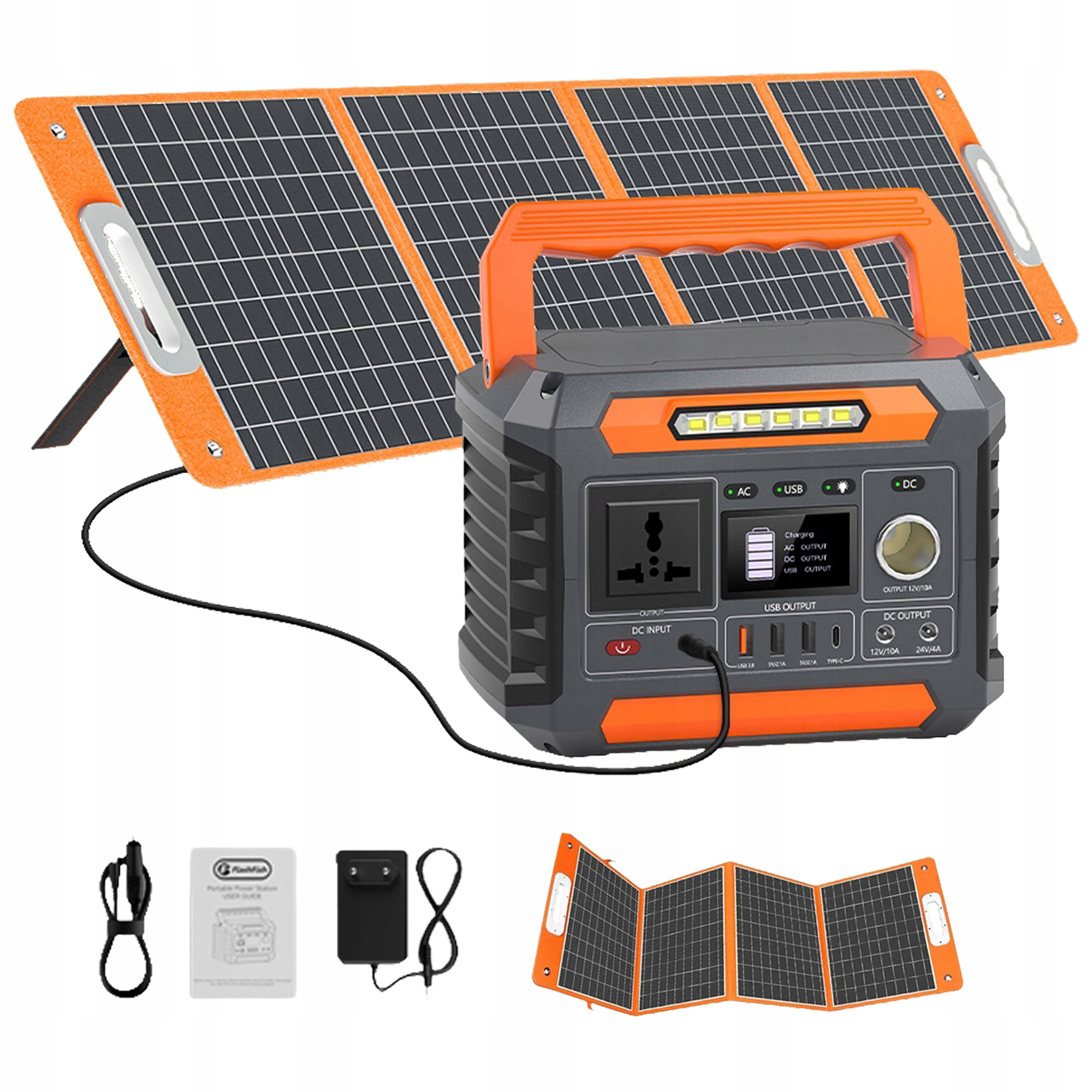 Power Bank Flashfish P66 62400mAh 230.88Wh + Solar Panel TSP18V 100W