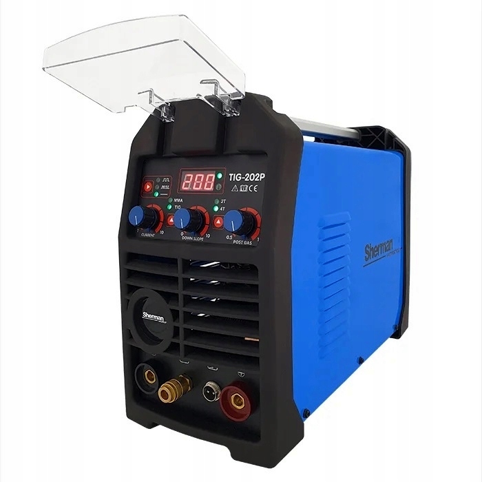 SPAWARKA INWERTOROWA SHERMAN TIG 202P 200A PULS MMA DC HF IGBT 2T 4T Marka Sherman