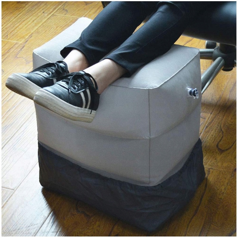 Dmuchany podnóżek podróżny regulowana wysokość PS Model inna