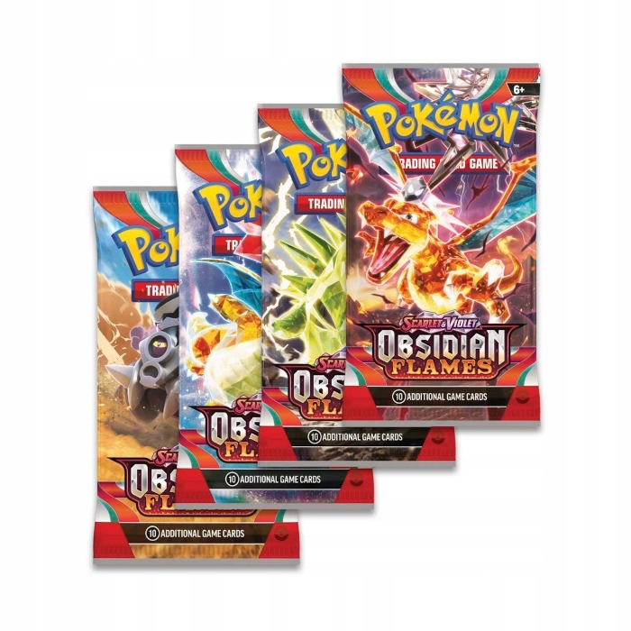 Zestaw kart Pokemon Tcg: S&v Obsidian Flames Booster Pack (1 Paczka)