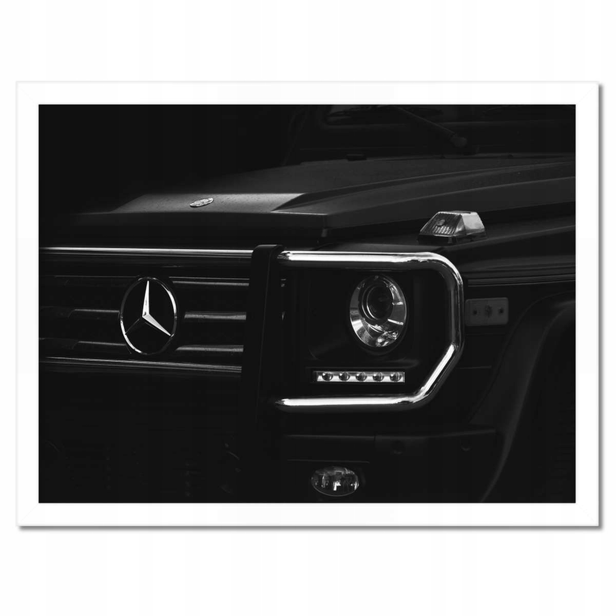 Plakáty v rámu 40x30 Mercedes černý terénní