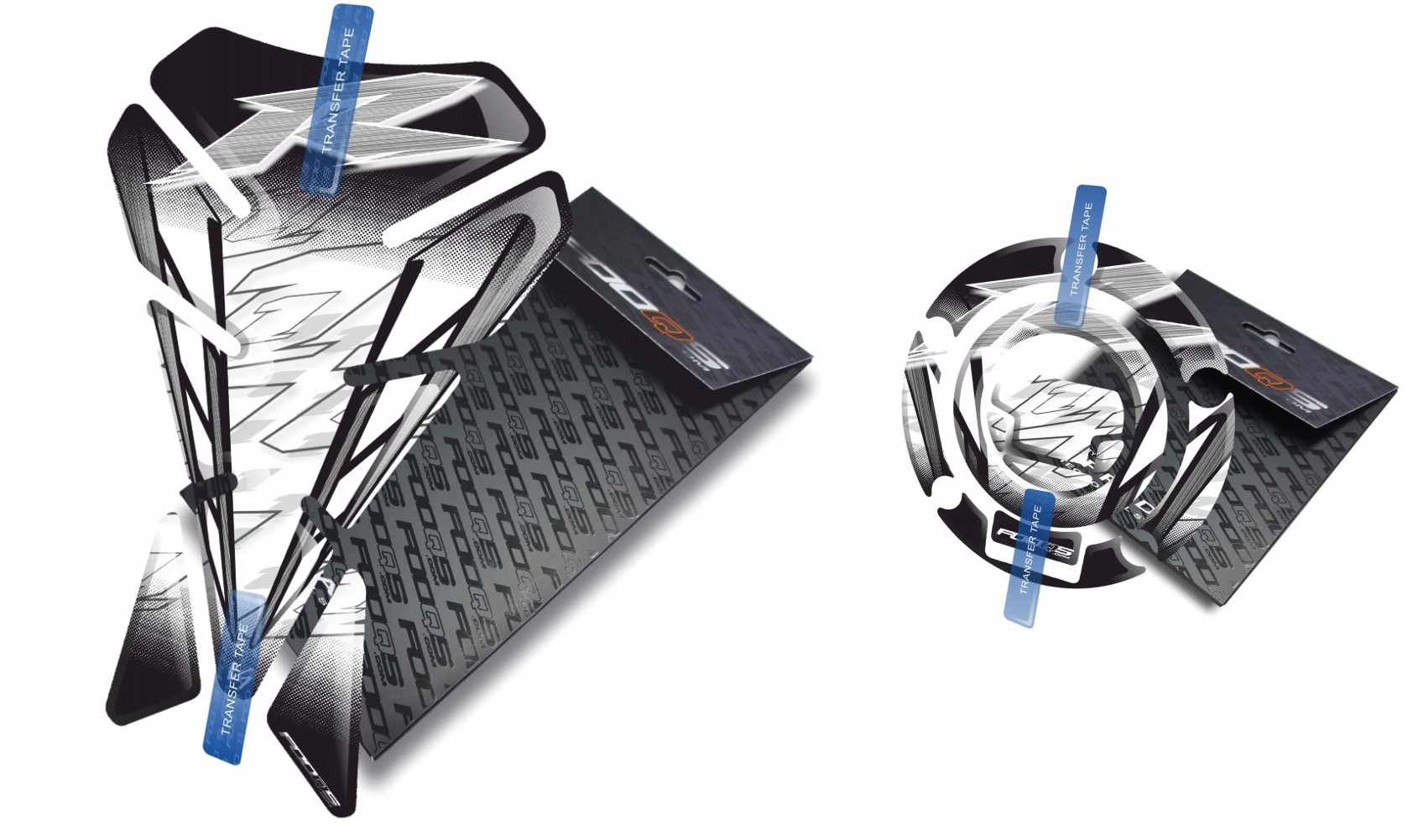 Tank-pad Cap-pad V1 od společnosti Fooqs Yamaha Yzf R-1 Bílý