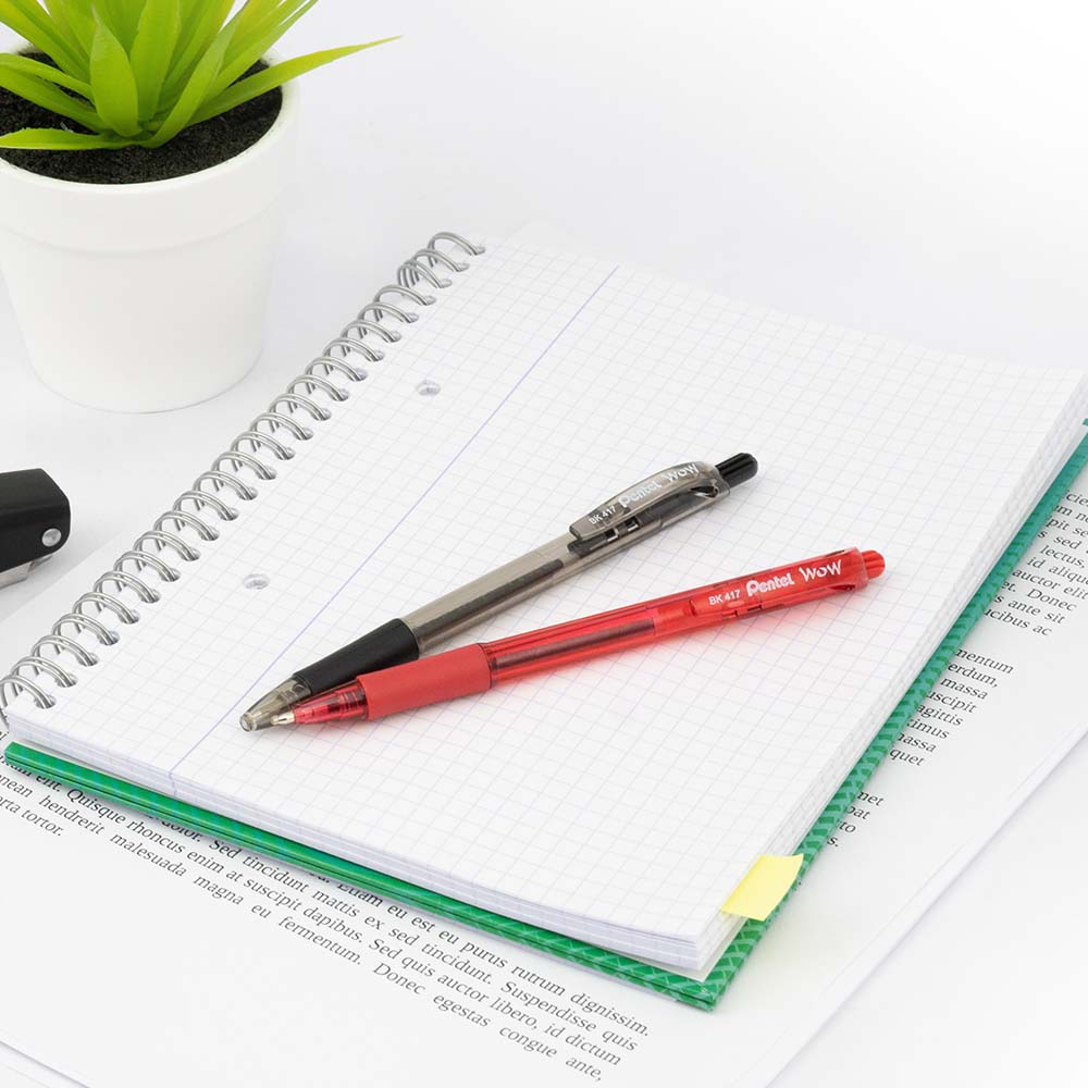 DŁUGOPIS AUTOMAT PENTEL WOW 0,7 mm NIEBIESKI 10szt Kolor Odcienie niebieskiego